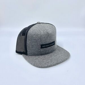 NEW Fly Wheel “Never Coast” Heathered Gray SnapBack Trucker Hat Adult OS